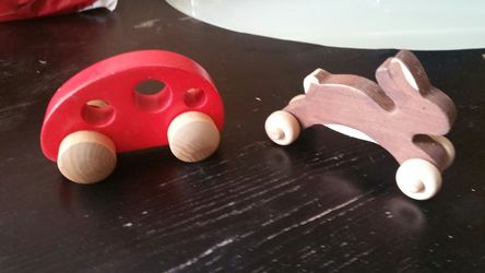 Wooden cars