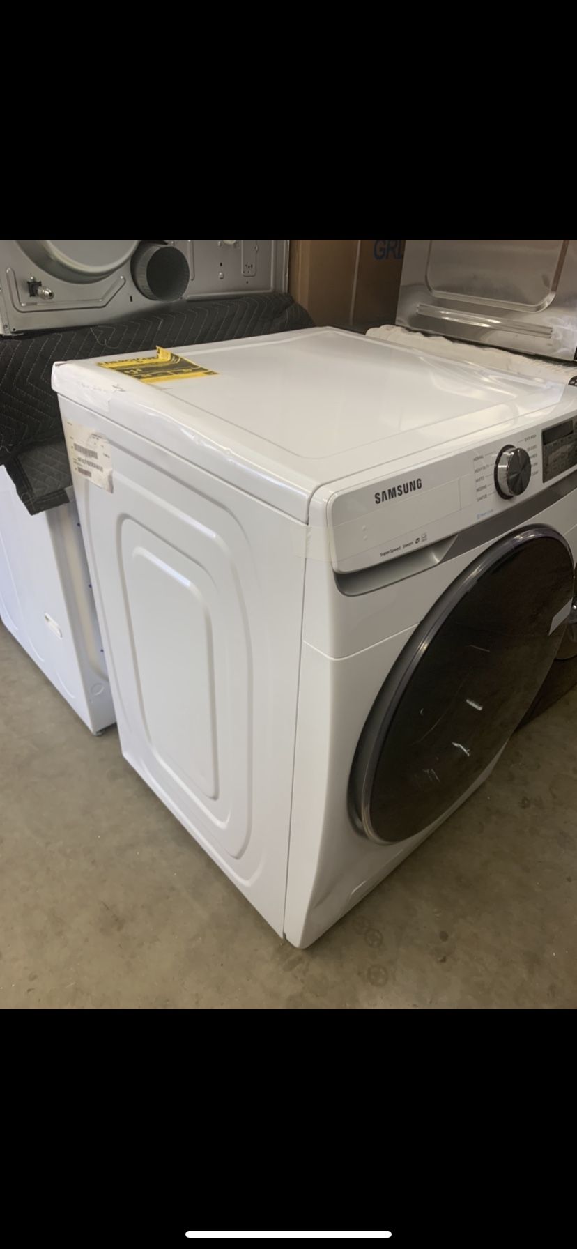 Washer Front Load Steam Samsung 4.5 Cu Ft White