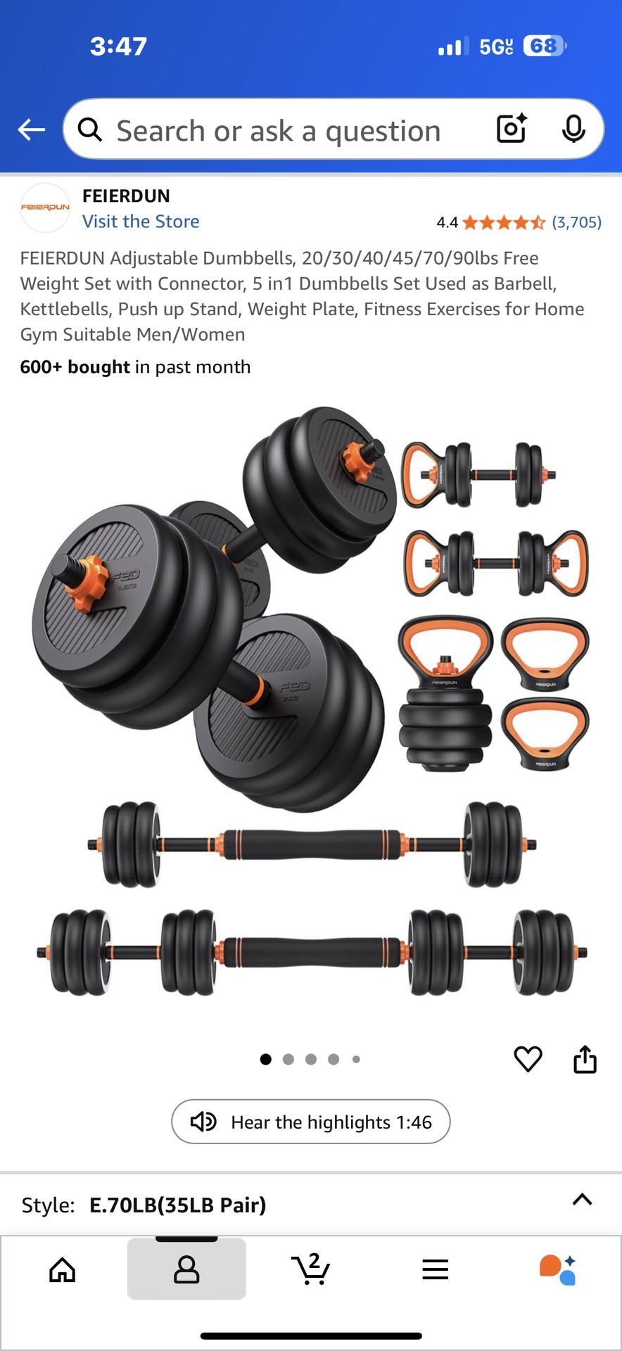 Dumbbell Set