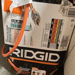 50 ft. 10/3 Heavy Duty Indoor/Outdoor SJTW Extension Cord with Lighted End, Orange/Grey