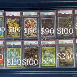 PSA Pokemon Slabs