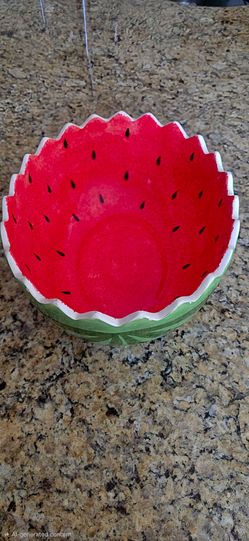 Watermelon fruit bowl