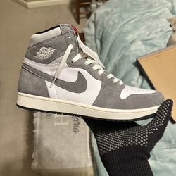 Jordan 1 High Washed Black Sz 13 Brand New 