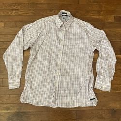 Gap Classic Men Button Up Shirt Plaid Size S Small