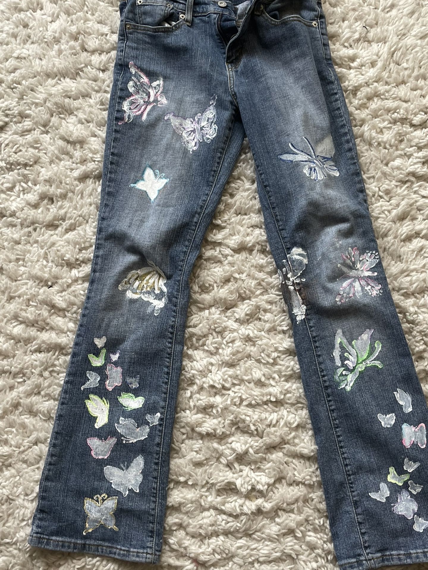 Vintage Levi Pants With Custom Design