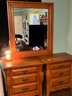 Solid wood furniture set