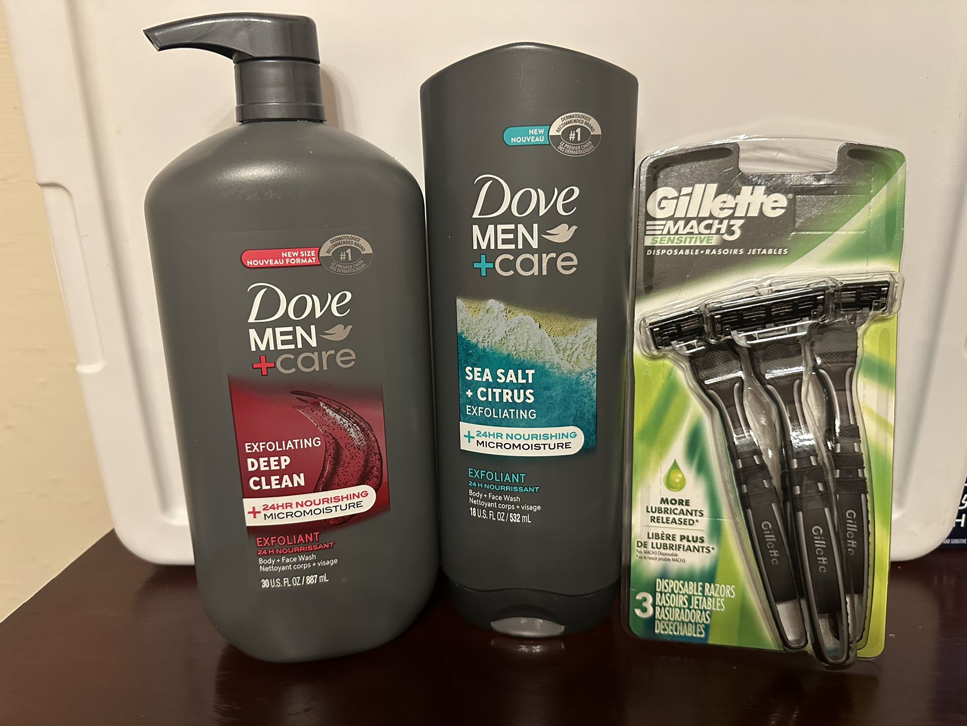 Men Personal Care Bundle Dove Men + Gillette Shave 
