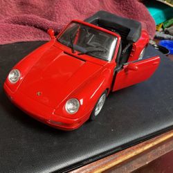 1994 Porsche 911 Carrera Cabriolet Scale 1/ 18 1 Seat 18 G18 18 1 Seat Missing Good C