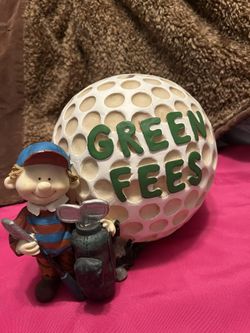 Golfers  Gree Fees Piggy Bank