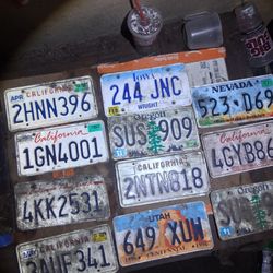 Old License Plates