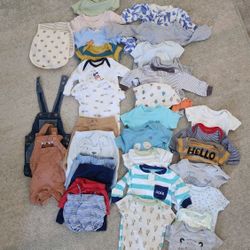baby clothes LOT (0-3m)