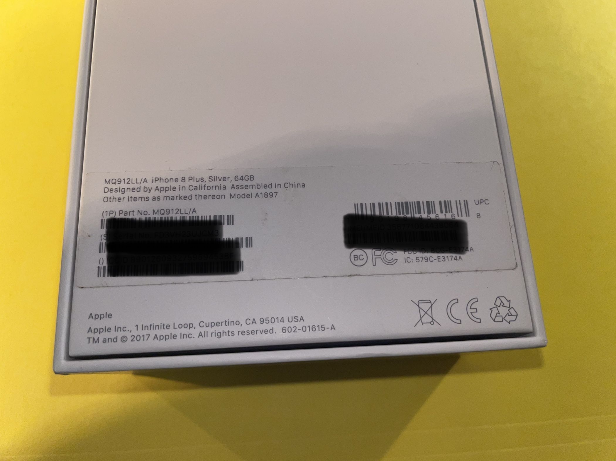 IPhone 8 Plus Silver 64 GB