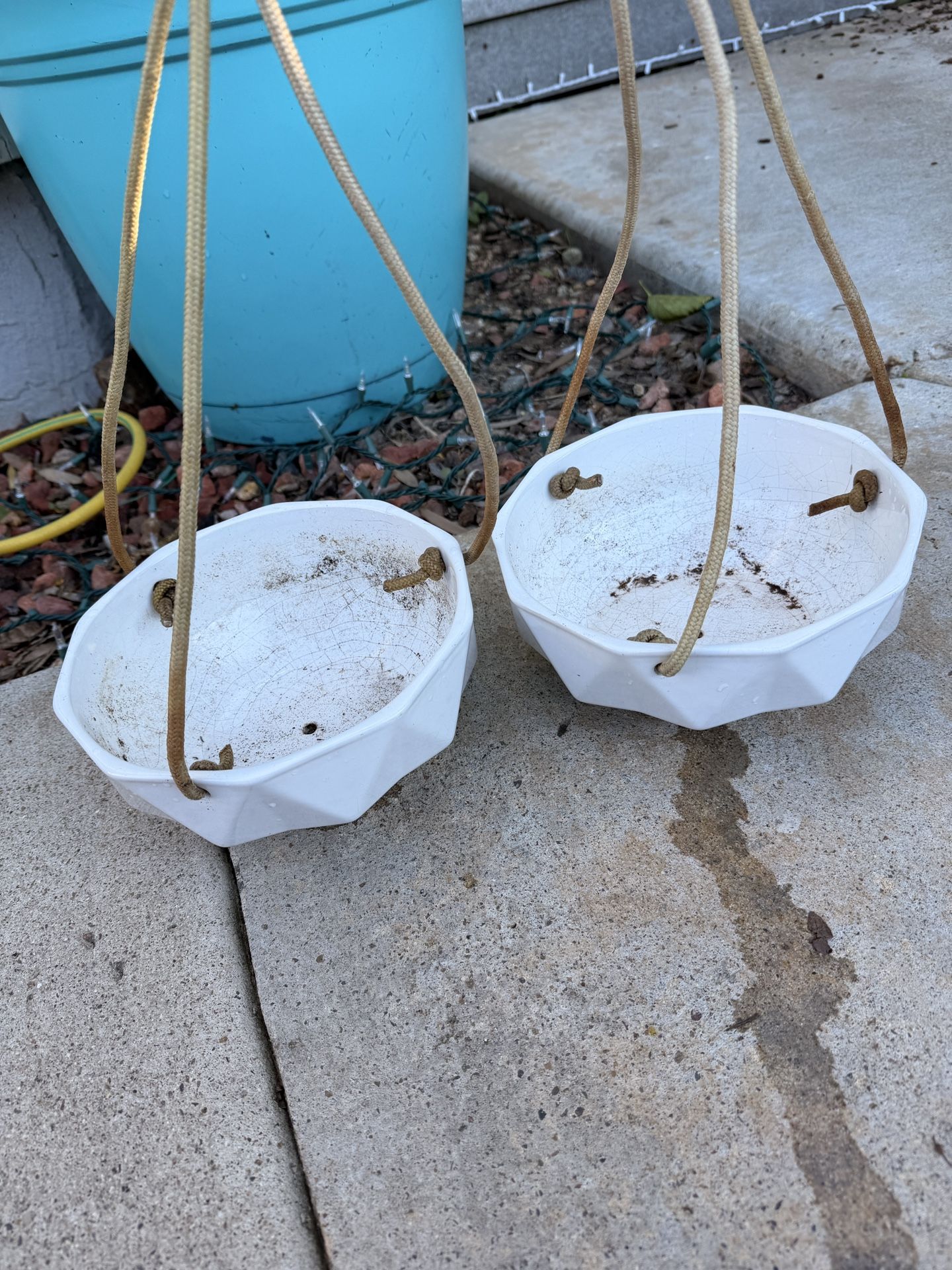 8 Inch Ceramic Hanging Planters