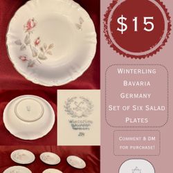 Winterling Bavaria Germany Salad Plates
