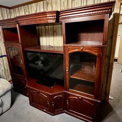 Entertainment Center With Lights