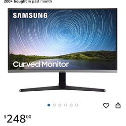 SAMSUNG 32 Curved Full HD Monitor RETAIL PRICE $248