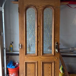 Exterior Real Oak Door