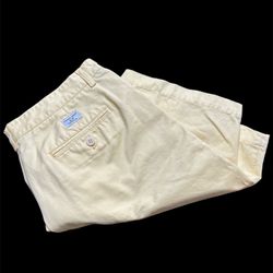 Vineyard Vines Yellow Club Shorts Flat Front Sz 34