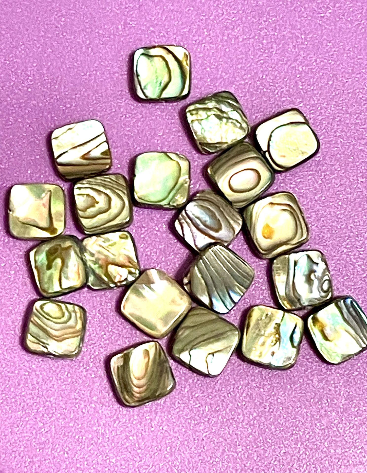 Lot Of 30 8mm Abalone Beads