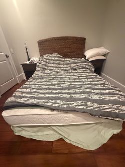 Queen Bed and two nightstands