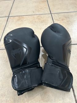 Venum Boxing Gloves Matte Black