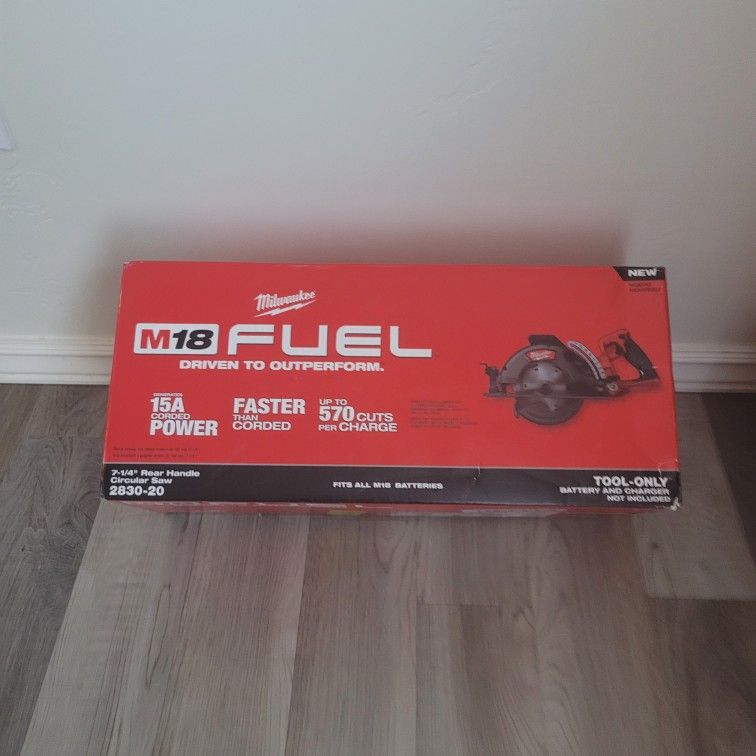 Trade name: M18 FUEL™ 7-1/4" Rear-Handle Circular Saw (tool-only)