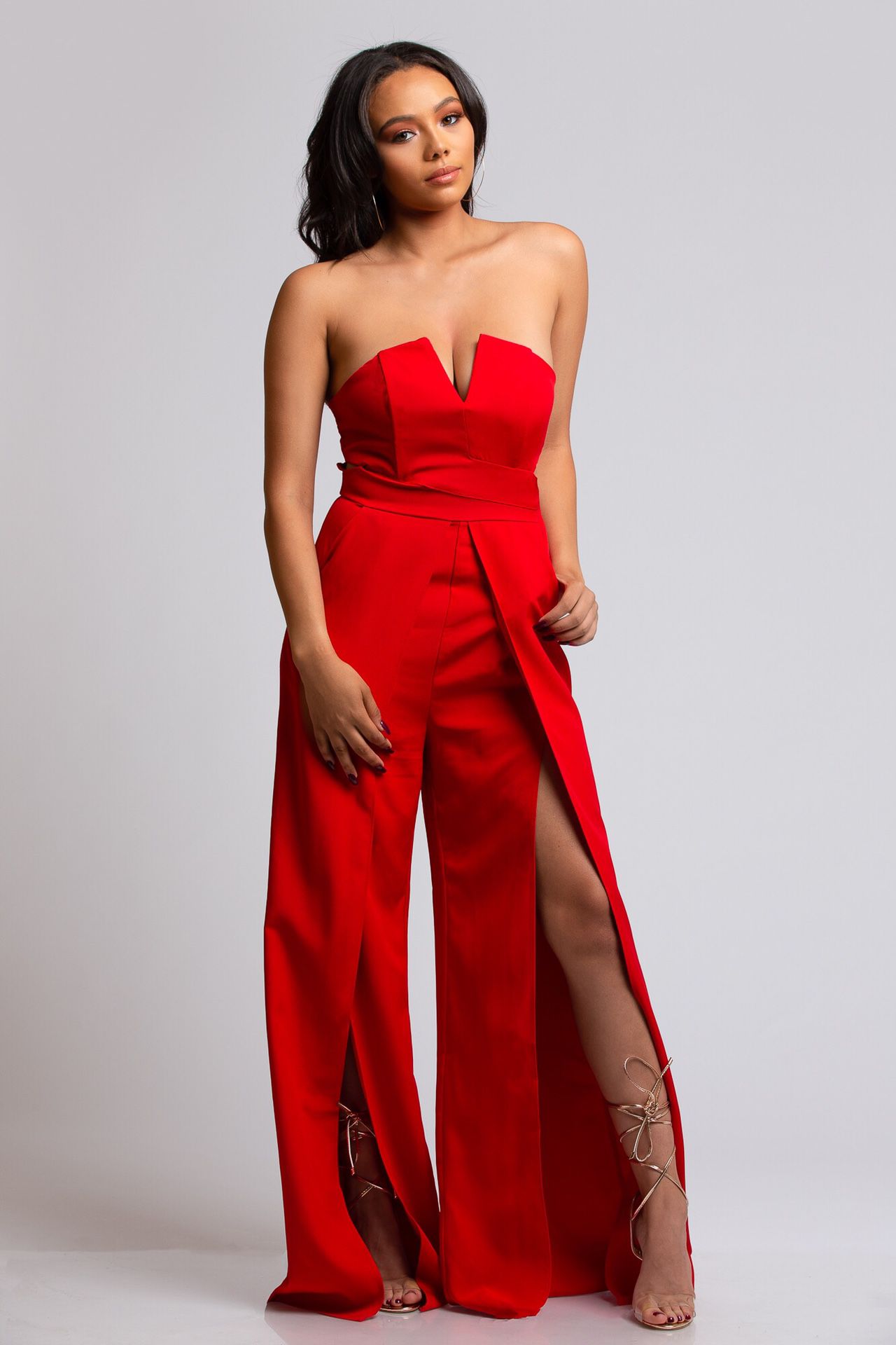 NEW - Women’s Red Jumpsuit for Sale in Los Angeles, CA - OfferUp