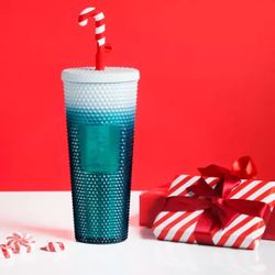 Mickey Mouse Holiday Starbucks Tumbler with Straw Disney World Christmas Edition