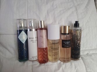 Lot of 6 Fragrance Body Mists