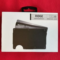 The Ridge Wallet Midnight Black (Model AUWLI101105)