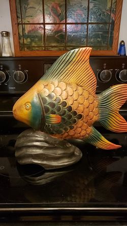 Wooden Fish Figure from Pier 1