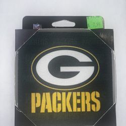 Green Bay Packers NFL Neoprene Coaster 4-Pack NOS