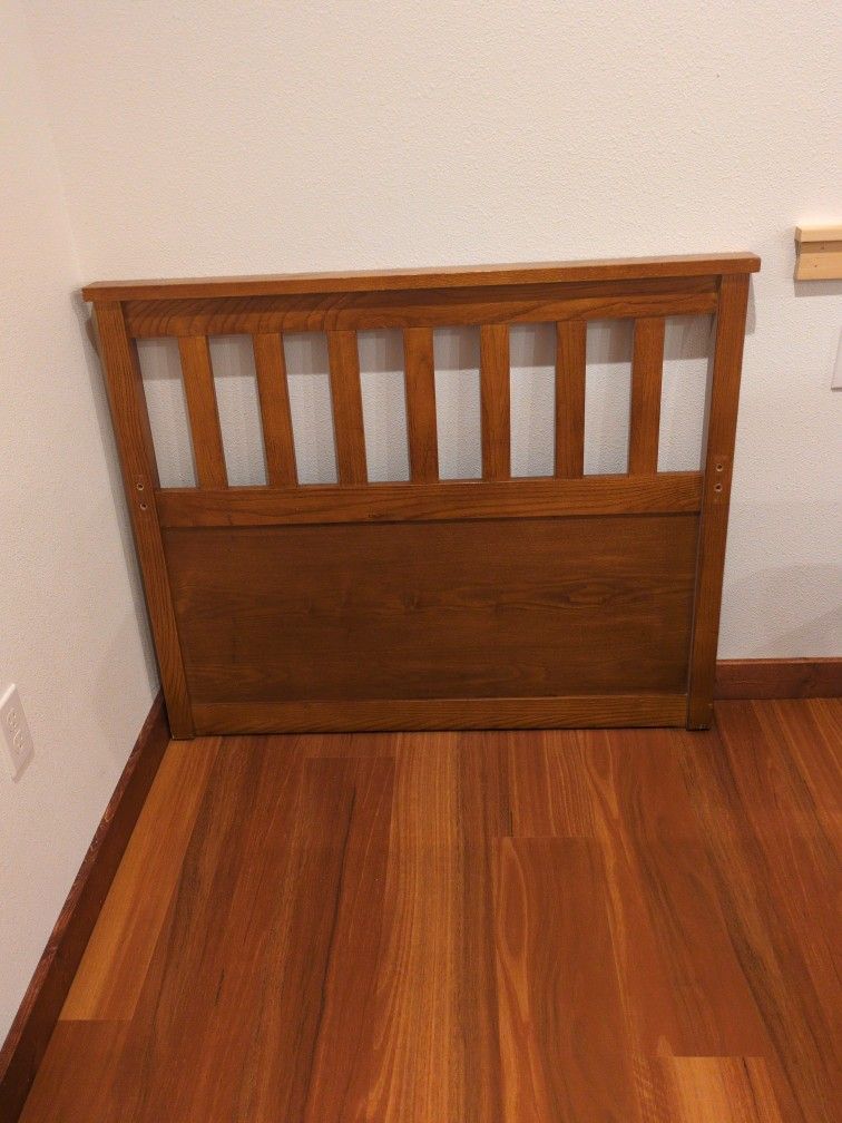 2 Oak Wood Pieces From A Futon