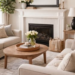 Modern White / black Arched Wall Mirror – Elegant Statement Piece