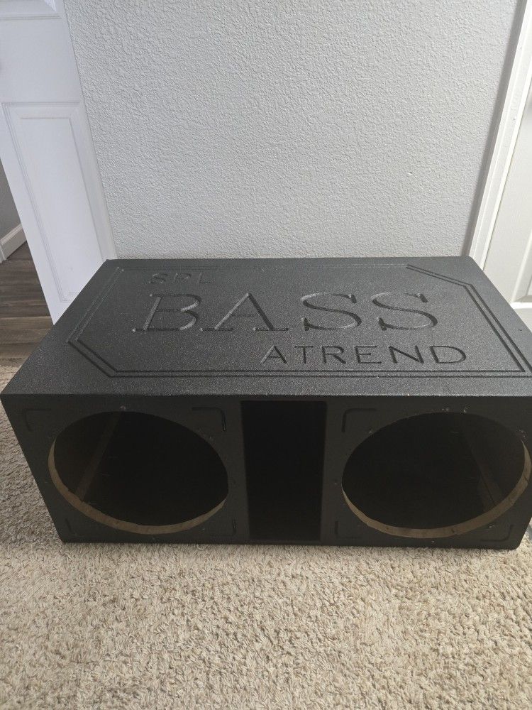 Atrend SPL-15DV - Coated Sprayliner-15" Dual SPL Vented Subwoofer Box