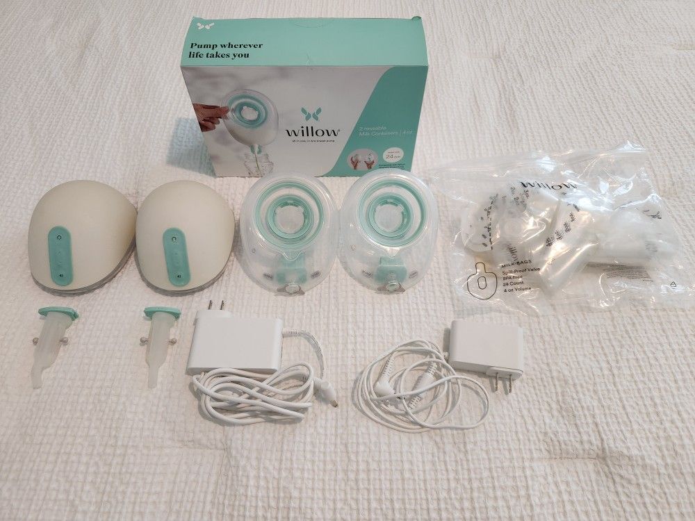 Willow Cordless Breast Pump And Accessories