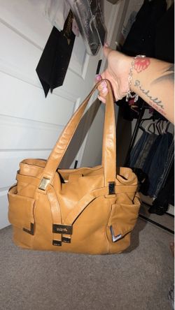 Vintage Michael Kors Cognac Leather Slouchy Tote 👜🤎