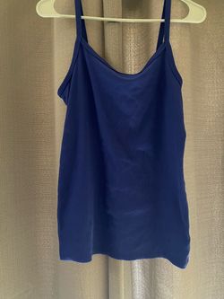 Like new Blue Ribbed Cami Tank Top