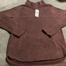 Thread & Supply Sherpa Fleece Pullover XXL MSRP:$64 NWT