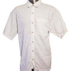 Patagonia white cotton button down man short sleeve shirt XL

*   Price Is Firm*