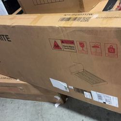 Modern Boucle Fabric Upholstered Platform Bed Frame with Curved Headboard 