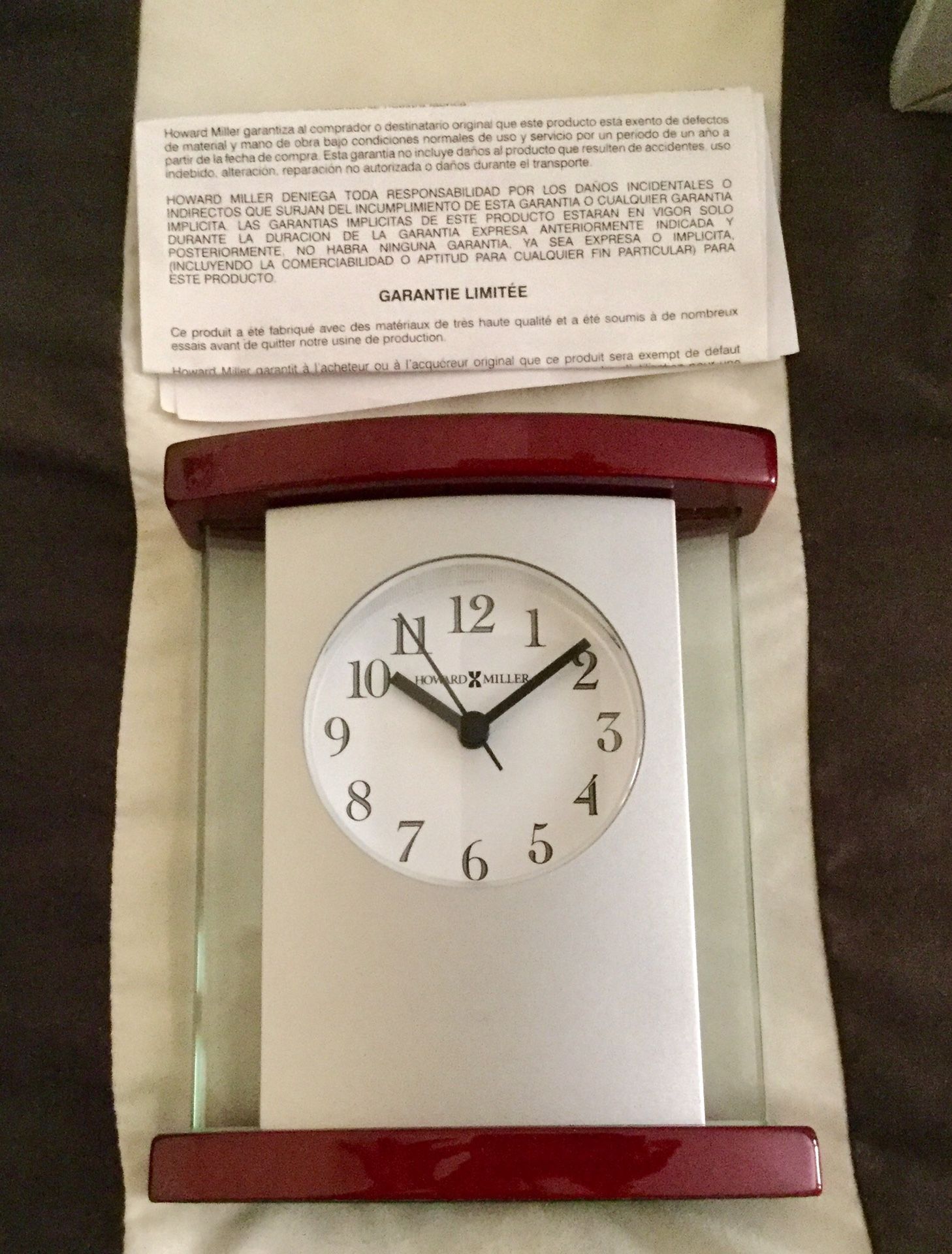 Howard Miller Table Top Clock New . Make an Offer.