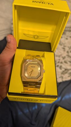 Invicta Cuatro Polygard Gold Watch