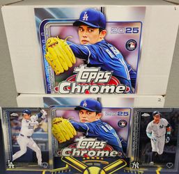 2025 Topps Chrome Baseball Complete Master set including all insert sets.