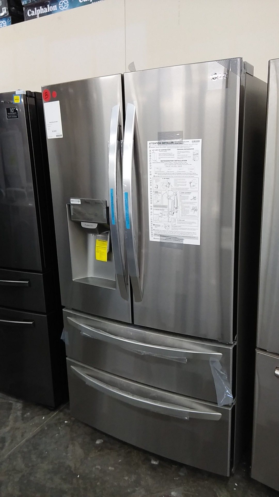 LG Stainless Steel 4door Refrigerator with water dispenser
