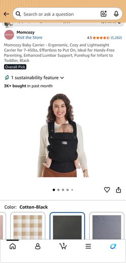 New Momcozy Baby Carrier