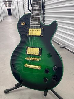 New Green Les Paul Custom