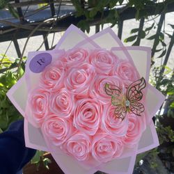 Pink Roses Bouquet 