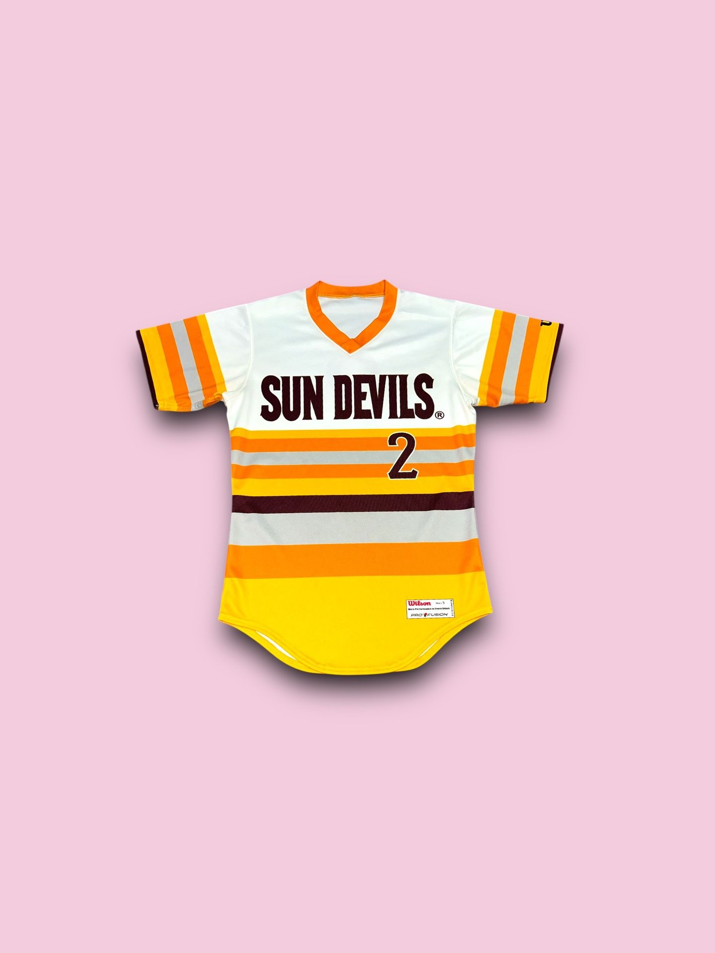 Arizona State Sun Devils NCAA Wilson baseball jersey men’s small