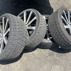 22’ Rims And Tires